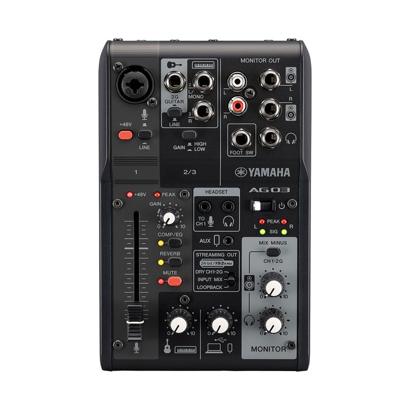 Yamaha AG03MK2 3 Channel Live Streaming Loopback Audio interface